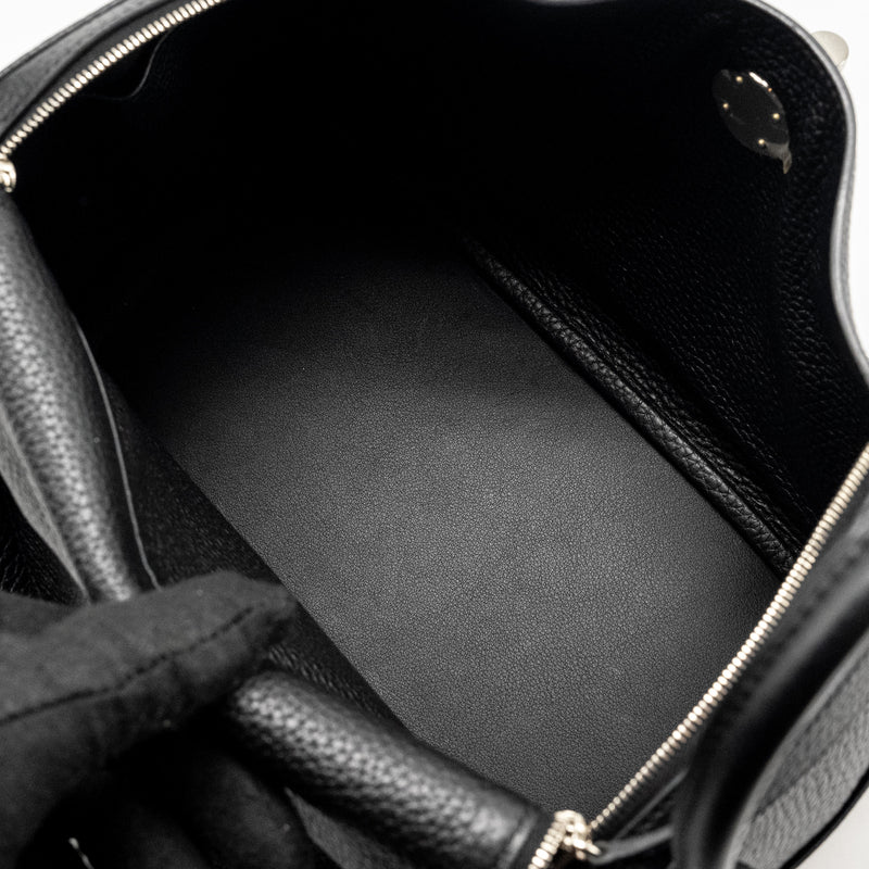 Hermes Lindy 26 Clemence Black SHW Stamp C