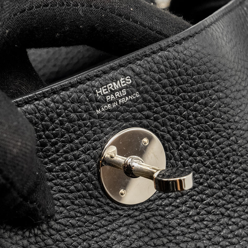 Hermes Lindy 26 Clemence Black SHW Stamp C