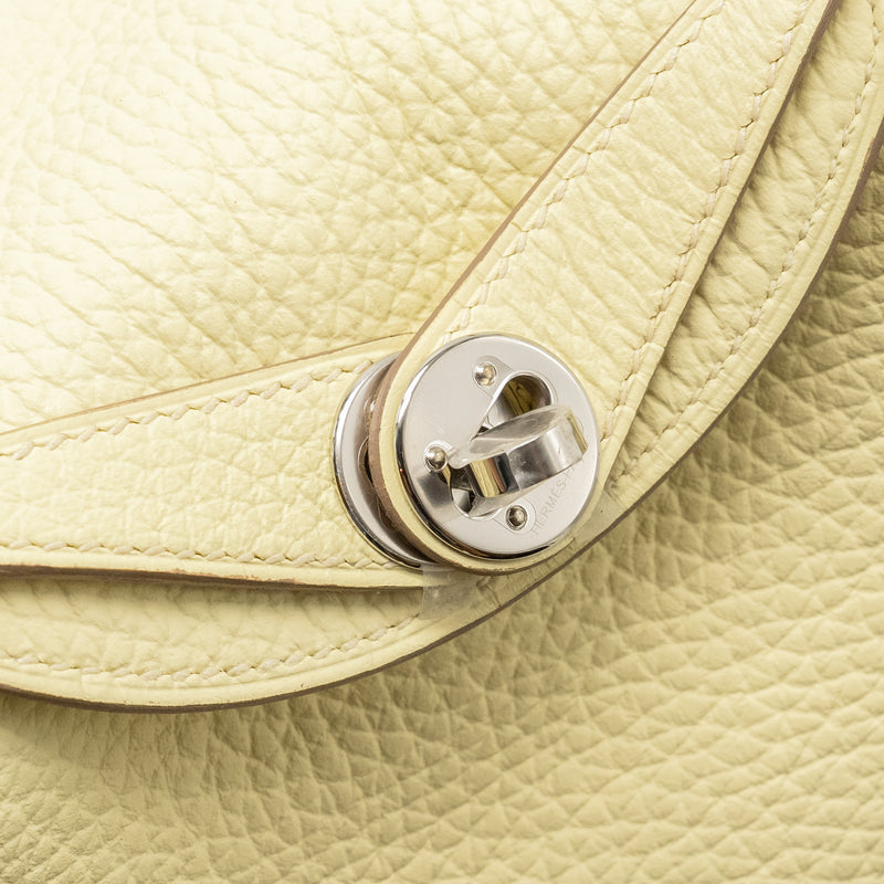 Hermes Mini Lindy II Clemence Jaune Milton SHW STAMP W