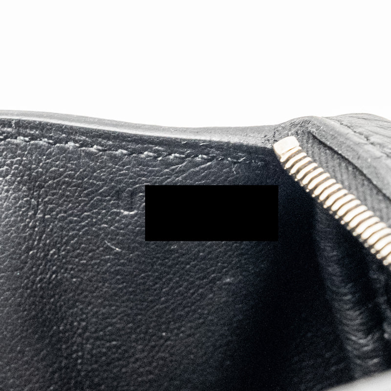 Hermes Mini Lindy Clemence Black SHW Stamp U