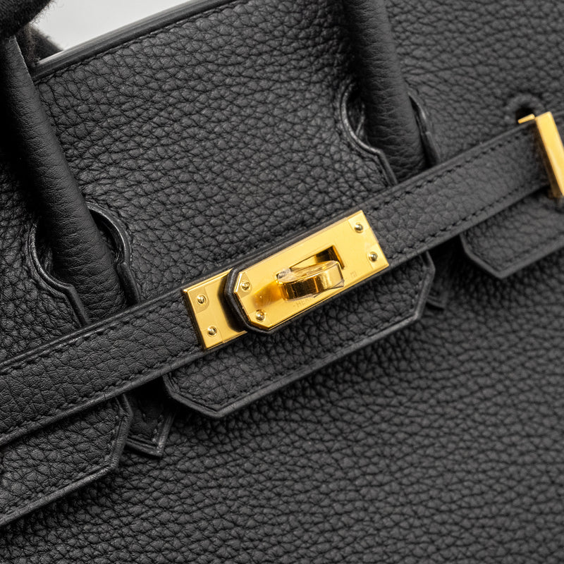 Hermes Birkin 25 Togo Black GHW Stamp B