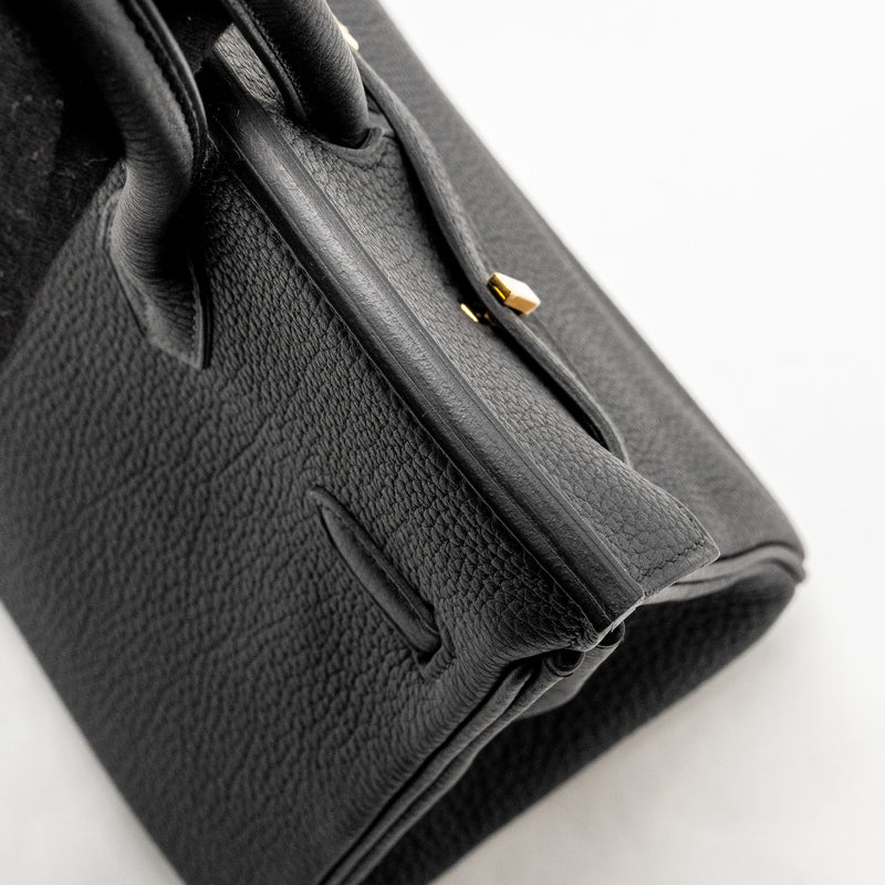 Hermes Birkin 25 Togo Black GHW Stamp B