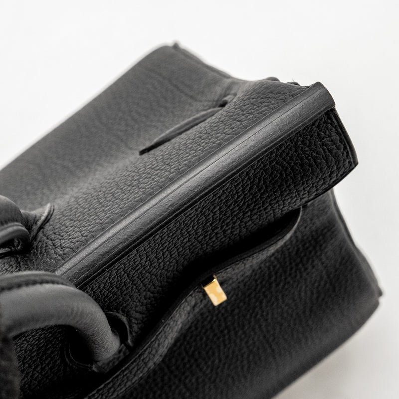 Hermes Birkin 25 Togo Black GHW Stamp B