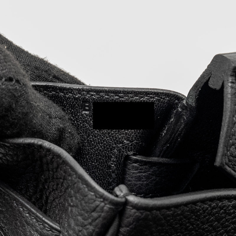 Hermes Birkin 25 Togo Black GHW Stamp B
