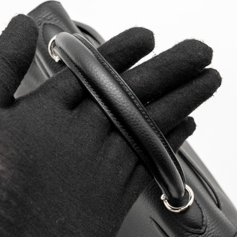 Hermes Kelly 25 togo black SHW stamp B