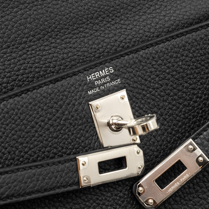 Hermes Kelly 25 togo black SHW stamp B