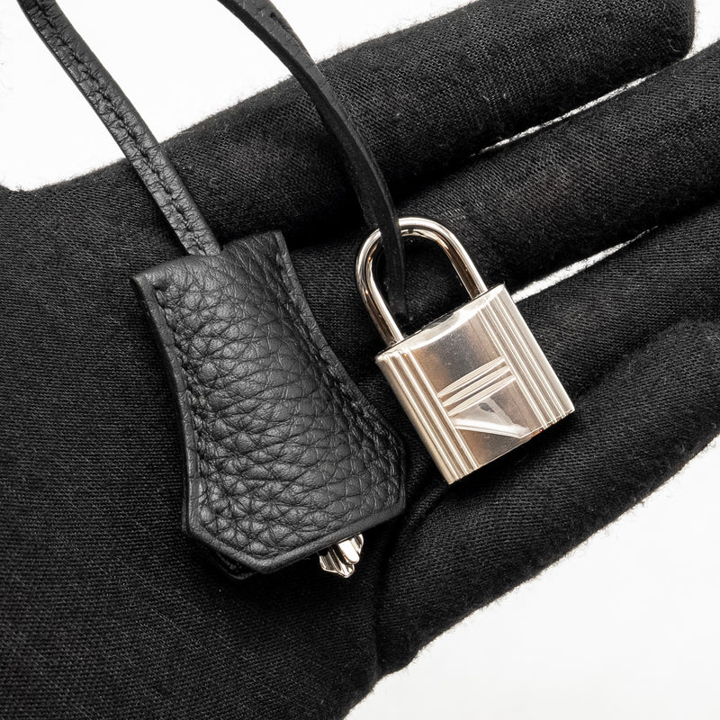 Hermes Kelly 25 togo black SHW stamp B