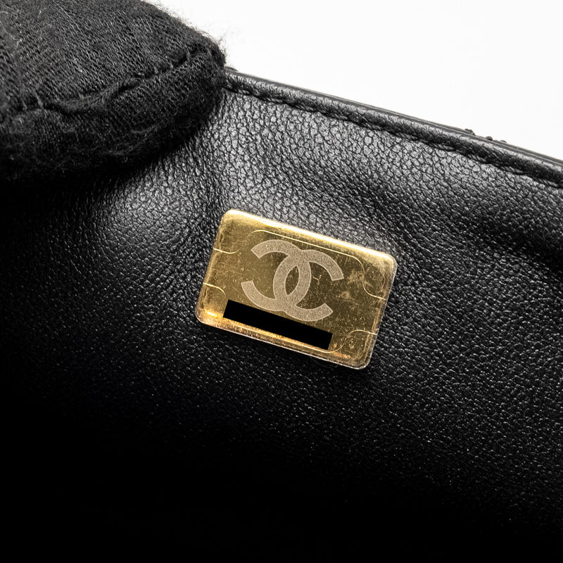 CHANEL Mini 2.55 Reissue Flap Bag Aged Calfskin Black Brushed GHW (Microchip)