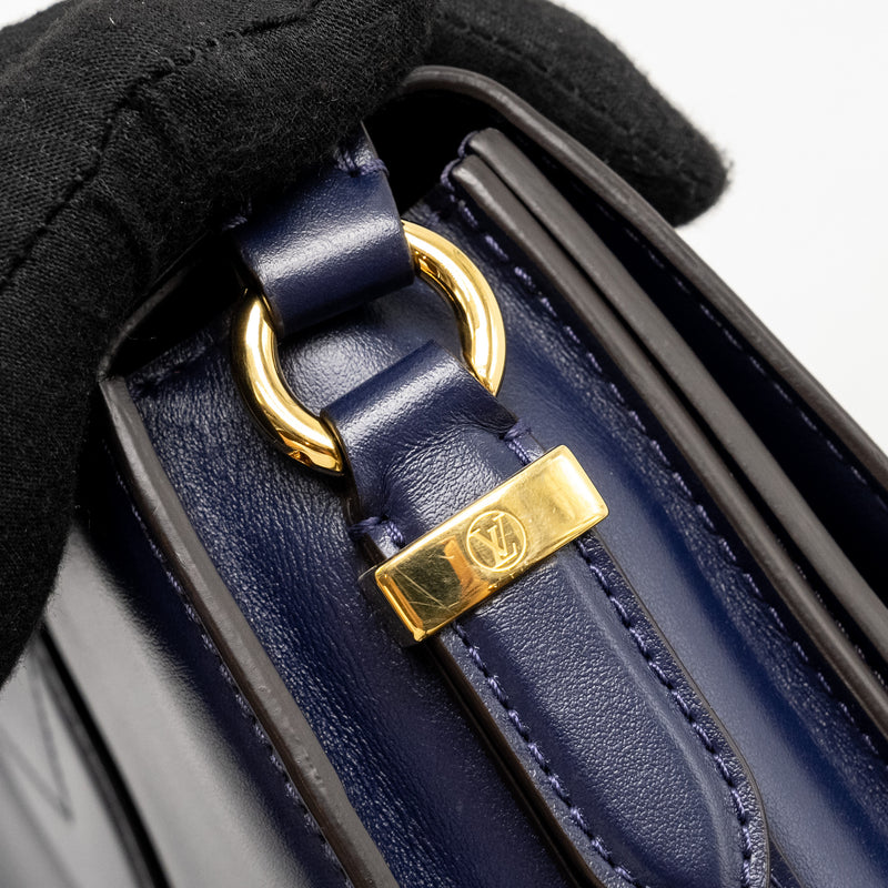 Louis Vuitton Pont 9 Calfskin Dark Blue GHW