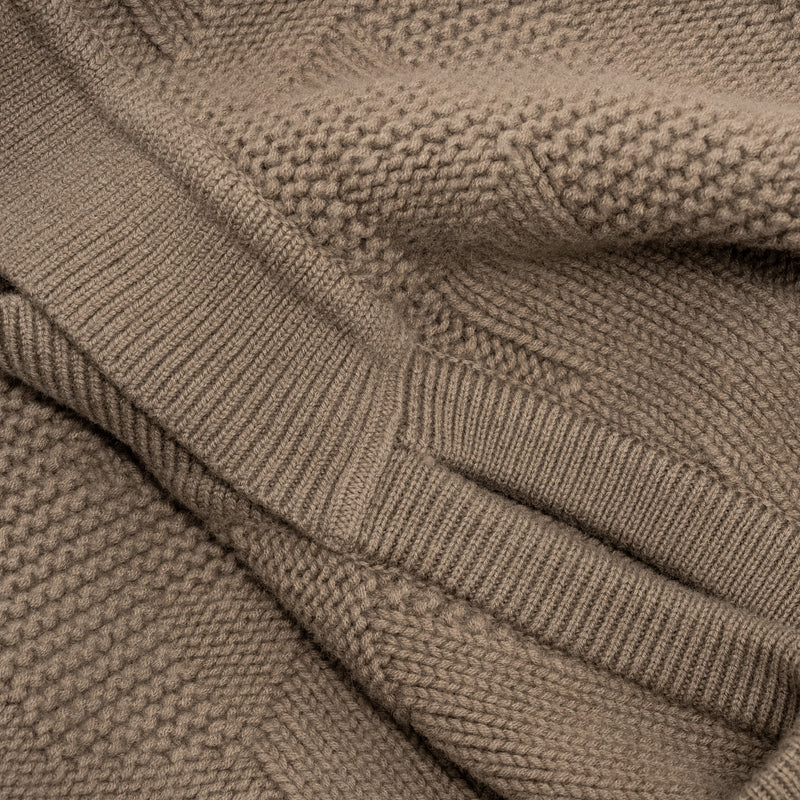 Hermes Size 38 Pull Inspi Cape wool Gris Etoupe