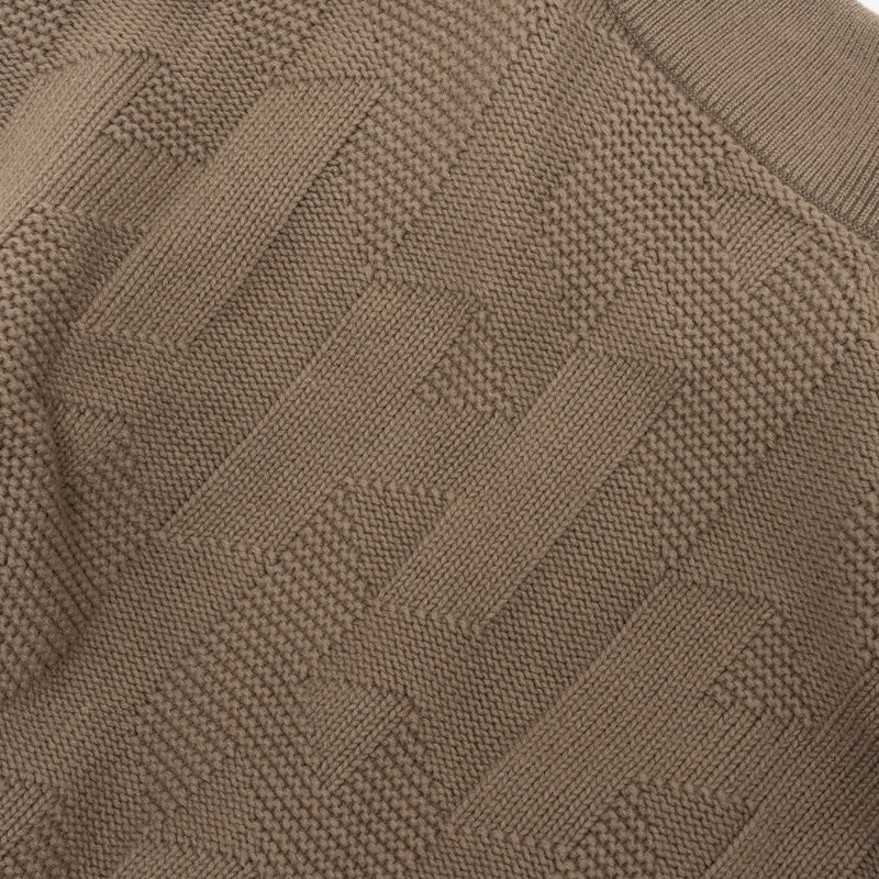 Hermes Size 38 Pull Inspi Cape wool Gris Etoupe