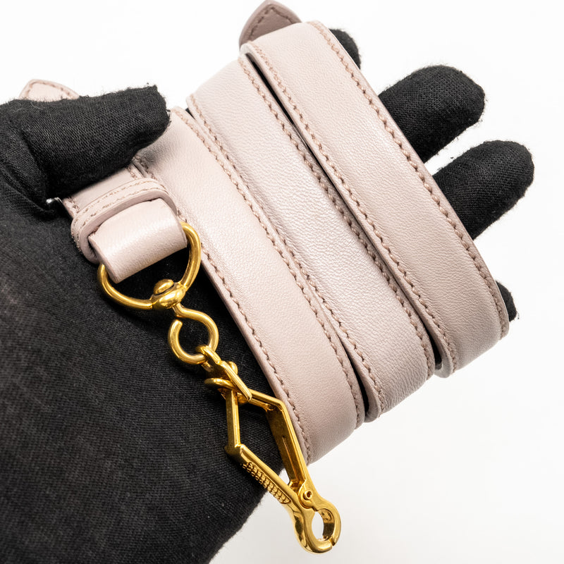 Miu Miu Sacca Con Matelasse Handbag Leather Light Purple GHW