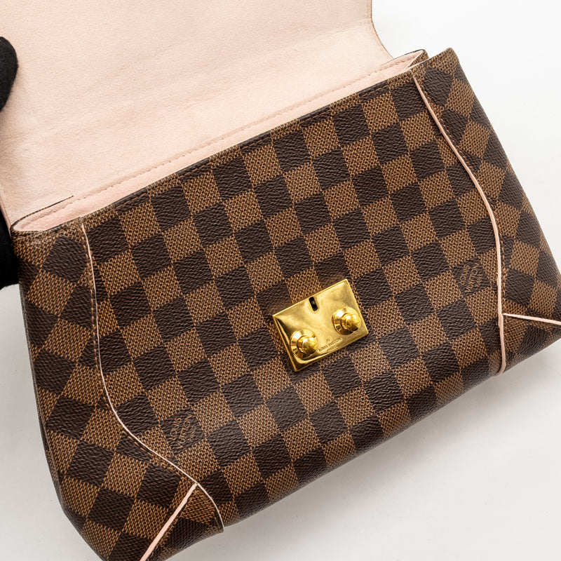 Louis Vuitton Pochette Caissa Damier Ebene/Pink Canvas GHW