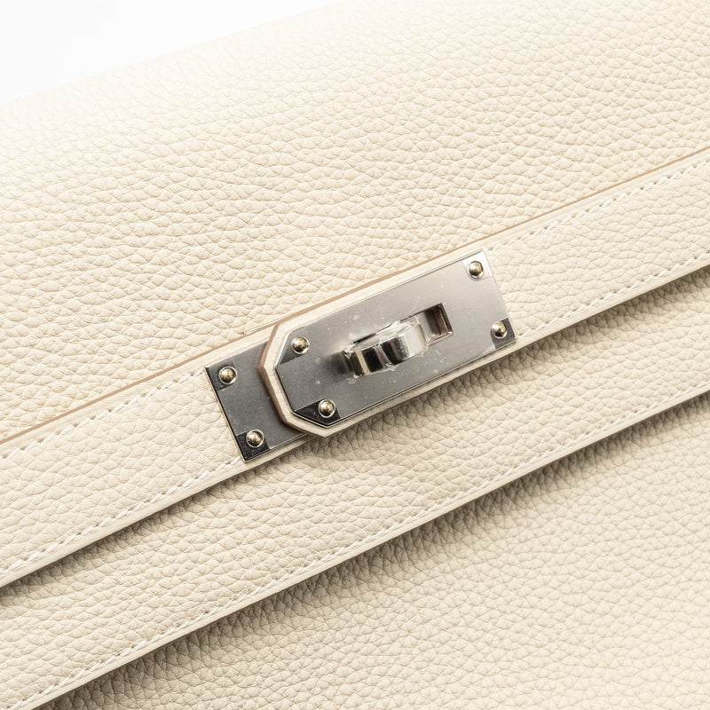 Hermes Kelly Messenger PM Togo Craie SHW Stamp W