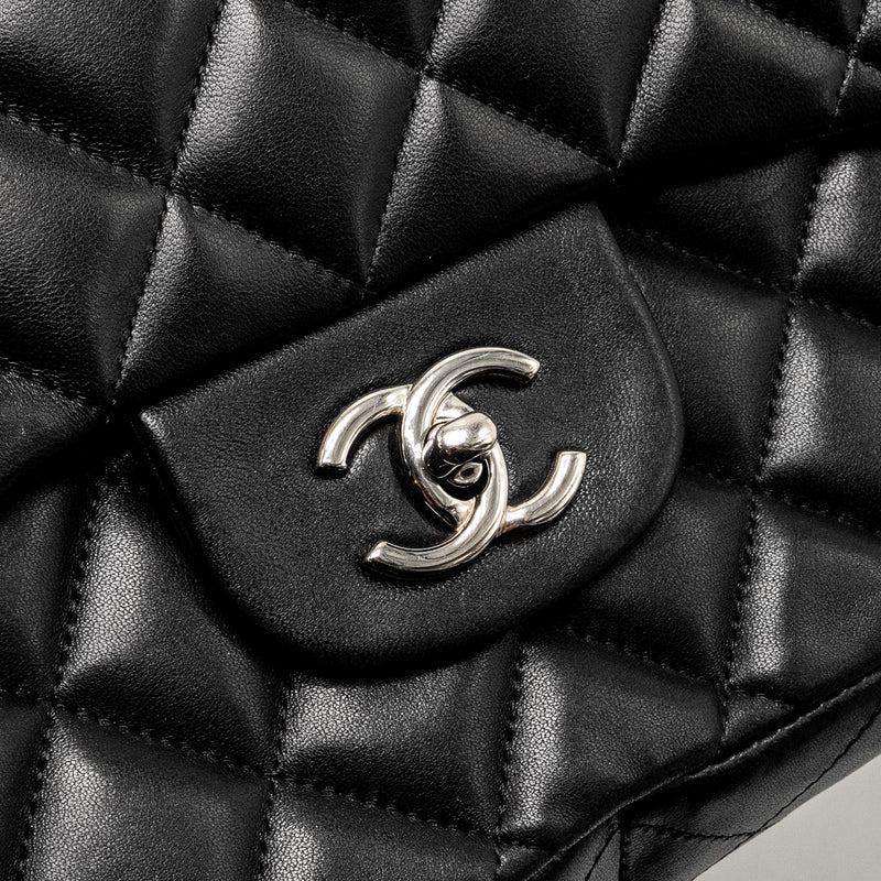 Chanel Classic single Flap Bag Lambskin Black SHW