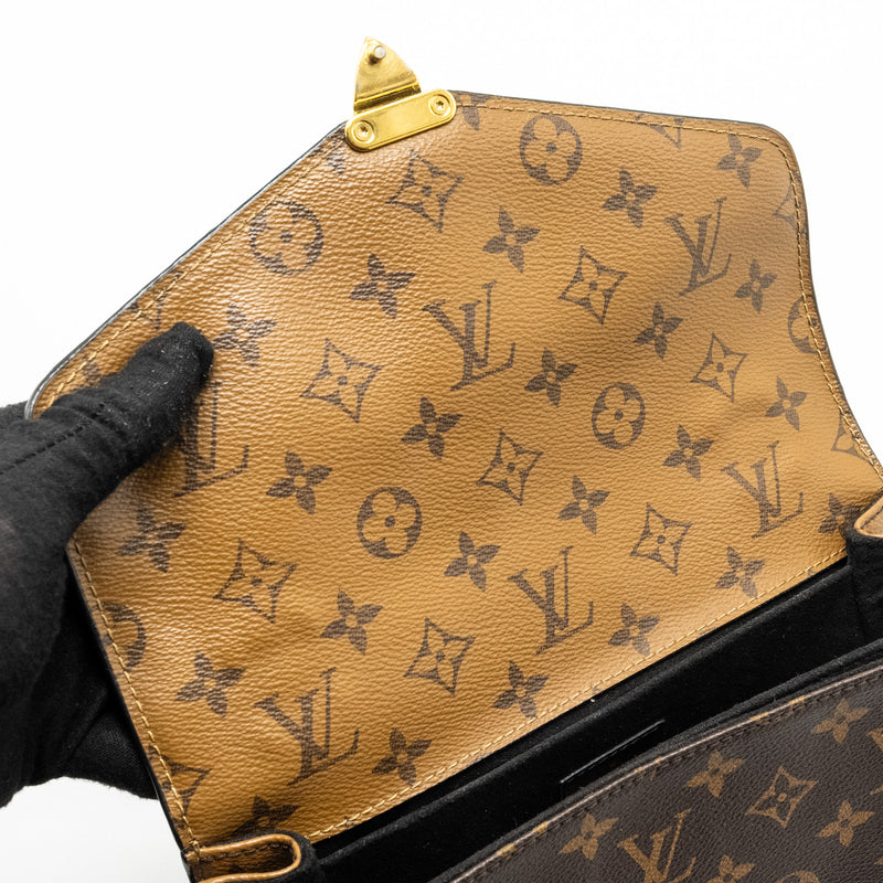 Louis Vuitton Pochette Métis Monogram Reverse Canvas GHW