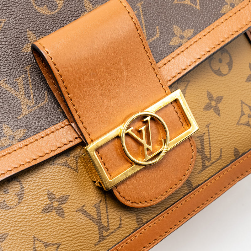 LOUIS VUITTON Dauphine MM Monogram Canvas GHW