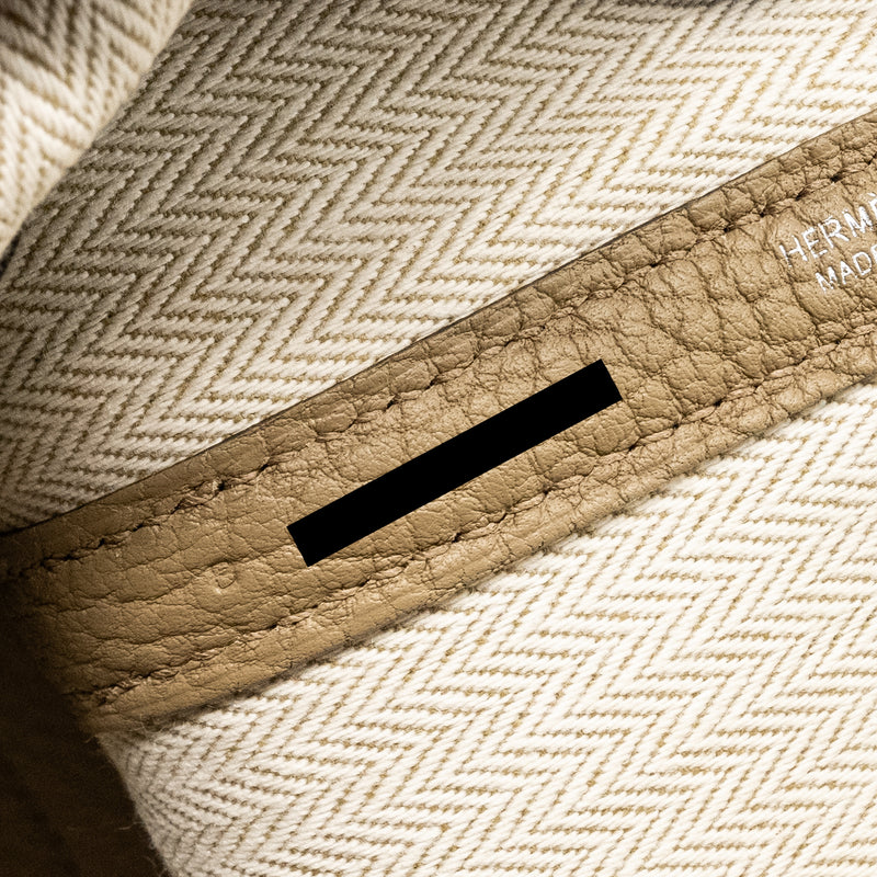 Hermes Garden Party 30 Negonda 8Q Beige Marfa SHW Stamp B