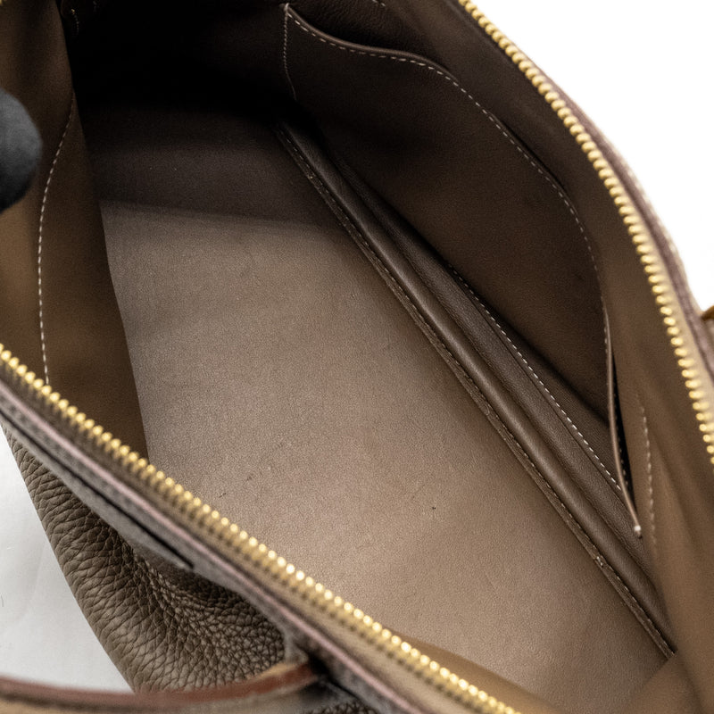 Hermes Bolide 31 Clemence Etoupe GHW Stamp Y