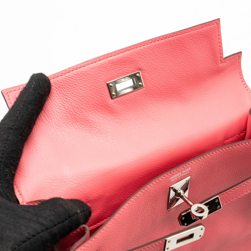 Hermes Kelly Danse Evercolor 8W Rose Azalee SHW Stamp D