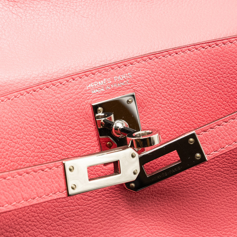 Hermes Kelly Danse Evercolor 8W Rose Azalee SHW Stamp D