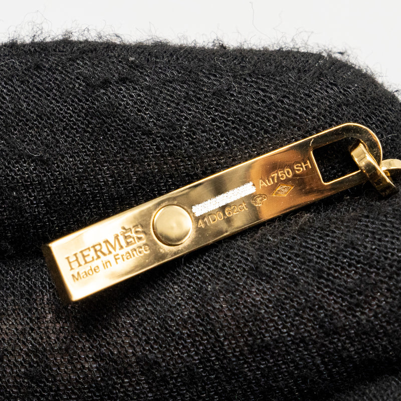 Hermes Size SH Kelly Chaine Bracelet, Small Model Yellow Gold/Diamonds