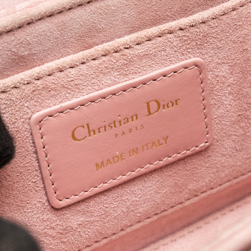 Dior 30 Montaigne Avenue Bag Box Calfskin Pink GHW