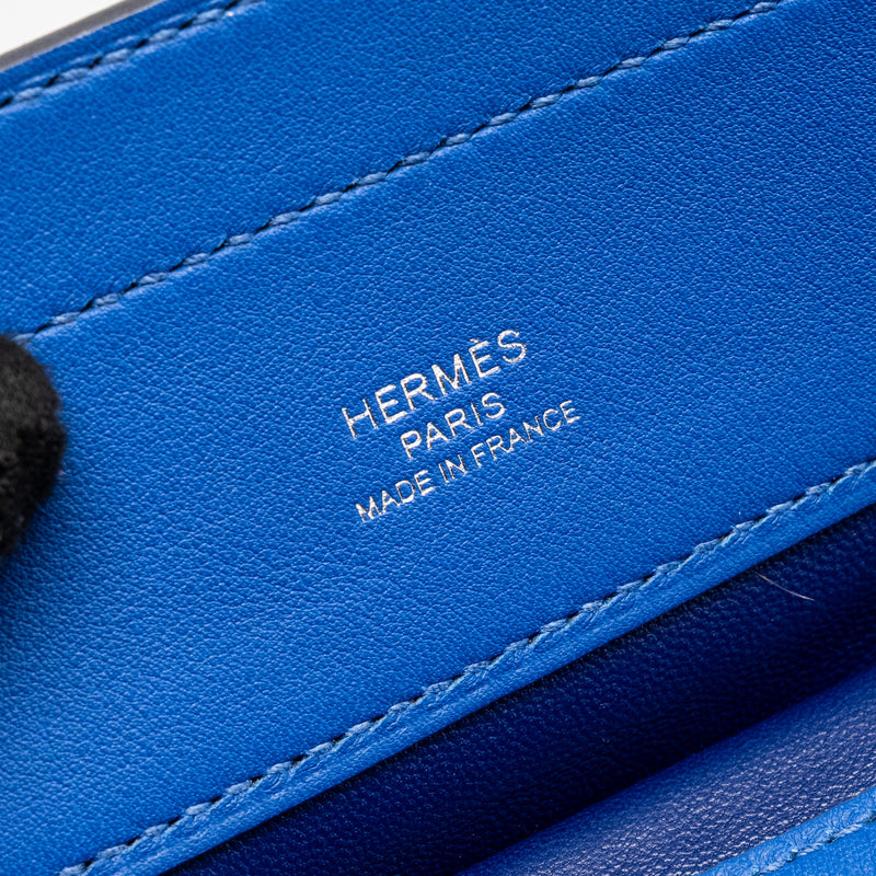 Hermes Mini Aline Bag Swift/Milo Blue Saphir/Blue France SHW Stamp Z