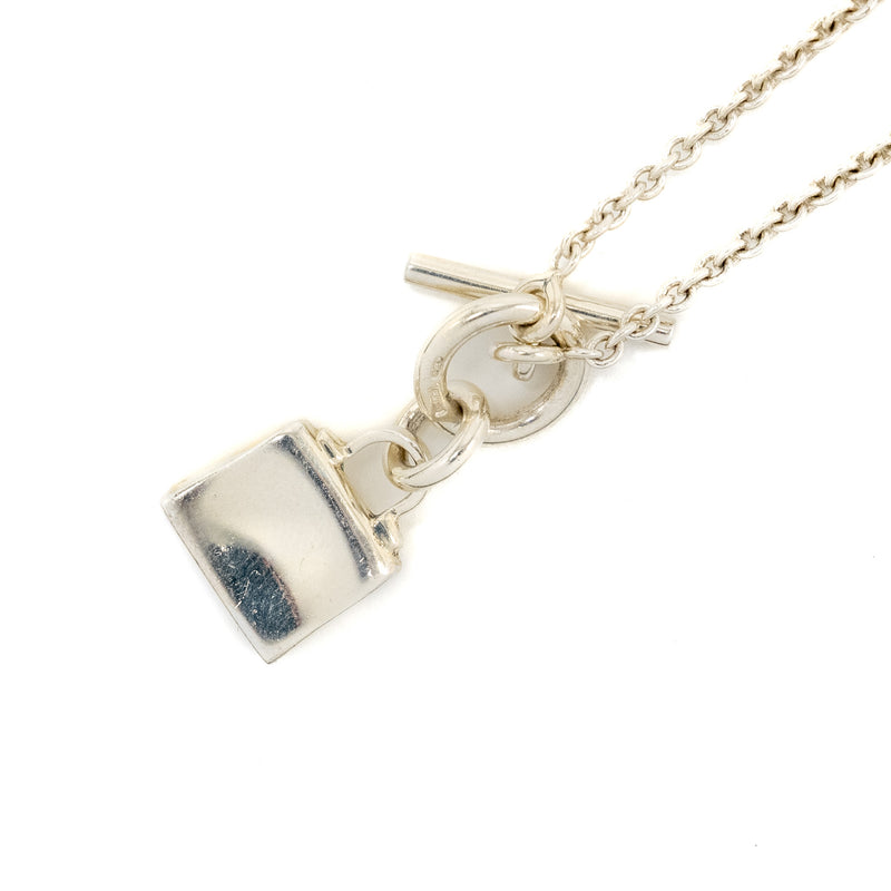 Hermes Kelly Amulette Pendant Sterling Silver