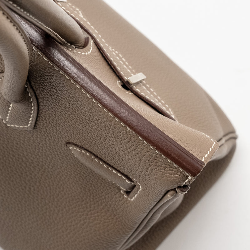 Hermes Birkin 30 Togo Etoupe SHW Stamp A