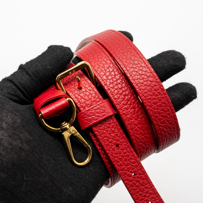 Louis Vuitton Capcuine BB with Python Handle Taurillon Red GHW