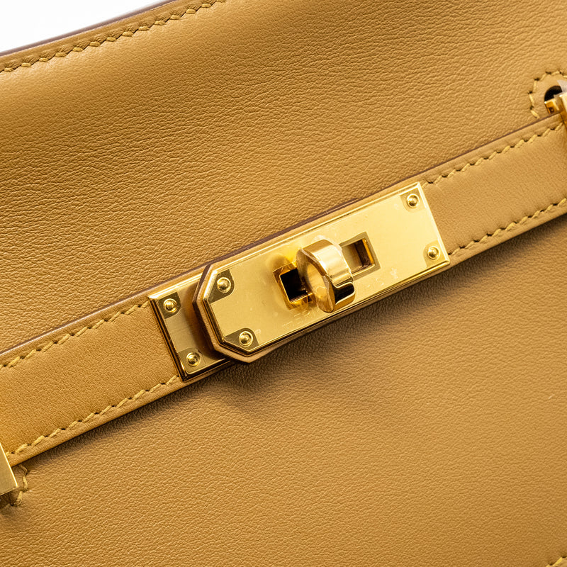 Hermes Mini Jypsiere Swift Bronze Dore/Kraft GHW Stamp W
