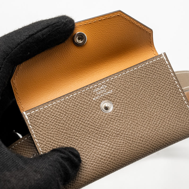 Hermes Kelly Pocket 18 Belt Epsom Etoupe SHW Stamp U