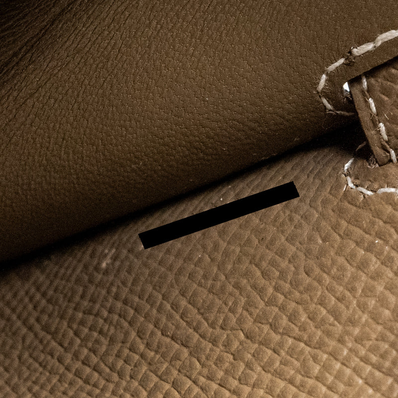 Hermes Kelly To Go Epsom Etoupe GHW Stamp Z