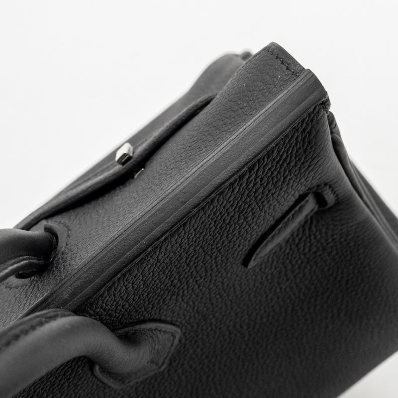 Hermes Birkin 25 Togo Black SHW Stamp W
