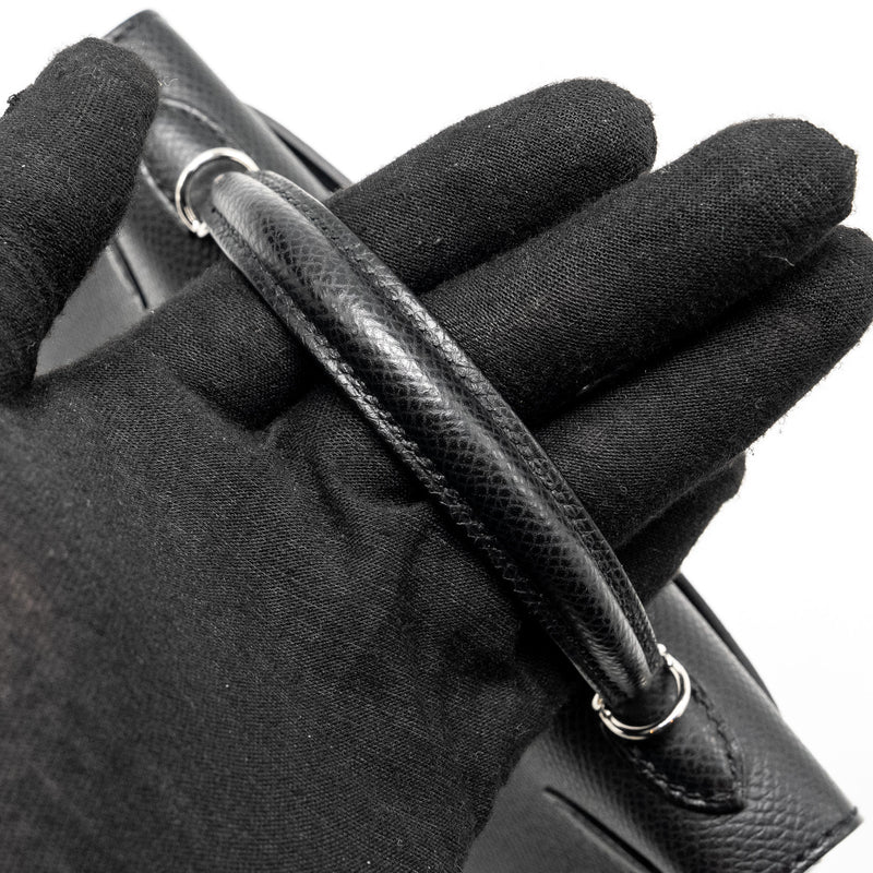 Hermes Mini Kelly II Epsom Black SHW Stamp W
