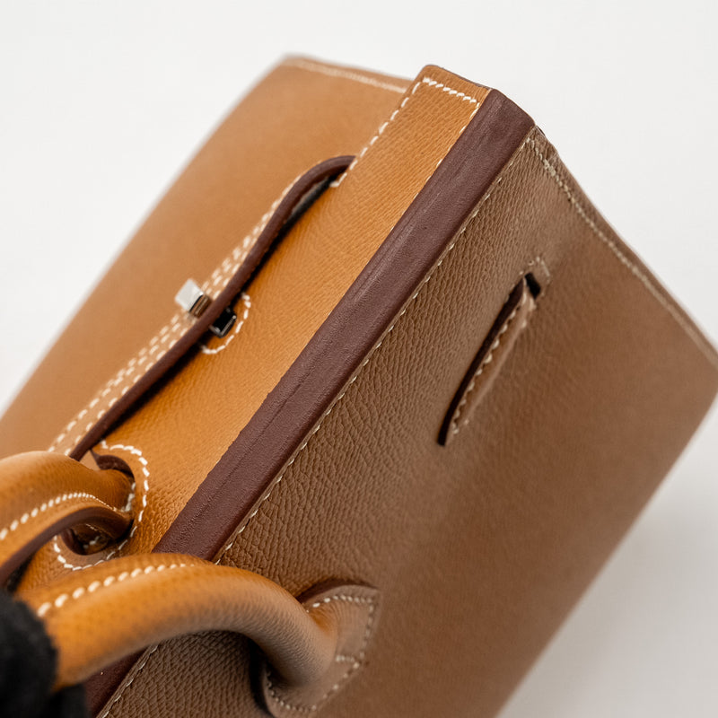 Hermes Birkin 25 Sellier Epsom Gold SHW Stamp B
