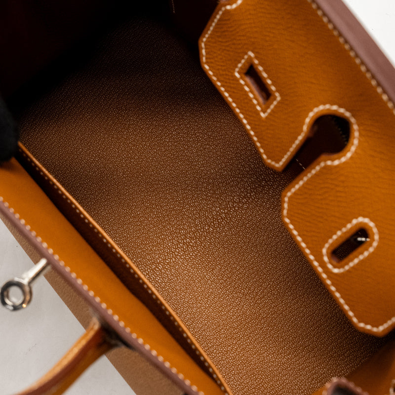 Hermes Birkin 25 Sellier Epsom Gold SHW Stamp B
