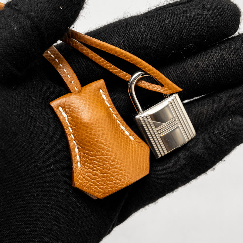 Hermes Birkin 25 Sellier Epsom Gold SHW Stamp B
