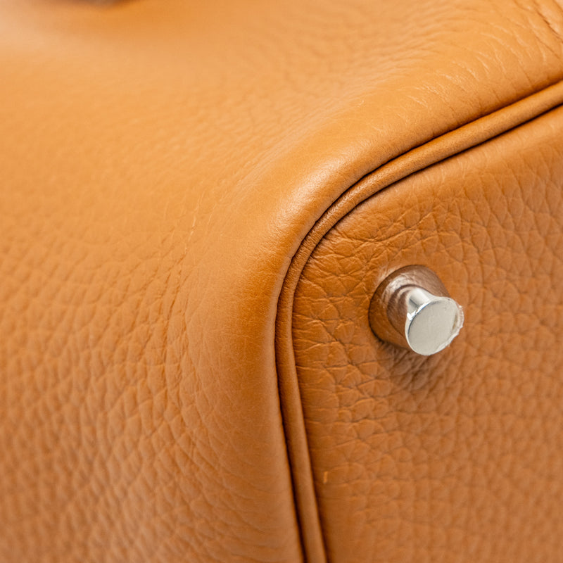 Hermes Picotin 18 Lock Bag Clemence Gold SHW STAMP B