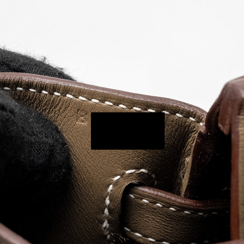 Hermes Birkin 25 Swift Etoupe GHW Stamp B