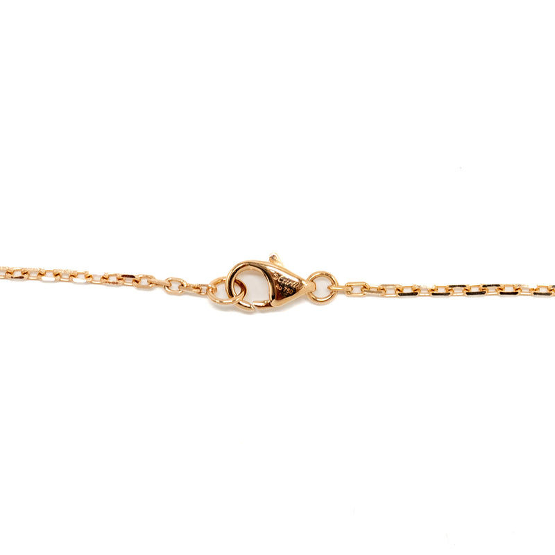 Cartier Love Necklace Rose Gold, Diamonds