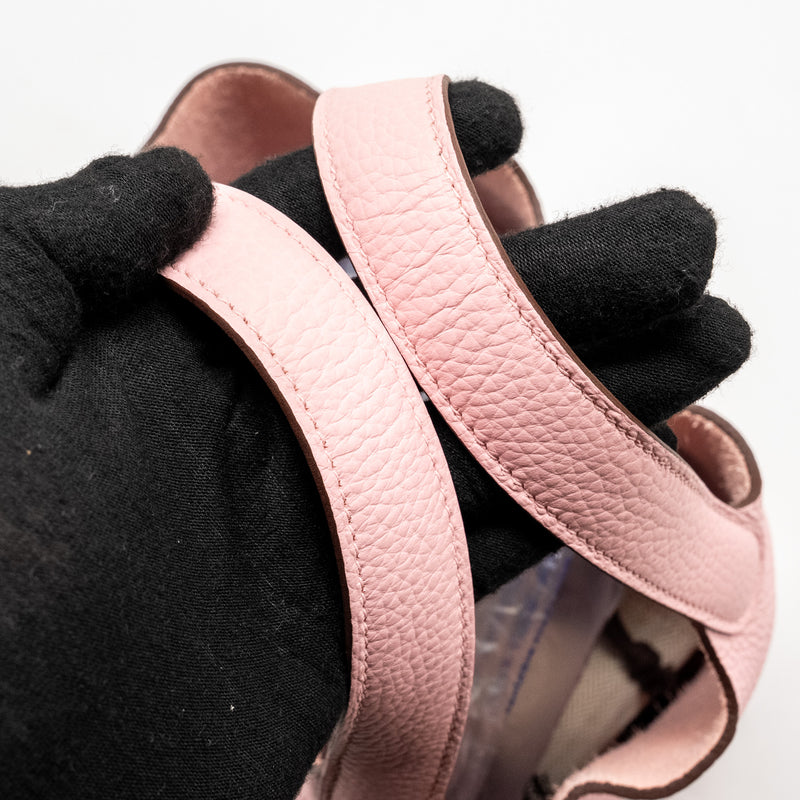 Hermes Picotin 18 Lock Bag Clemence 3Q Rose Sakura SHW Stamp B