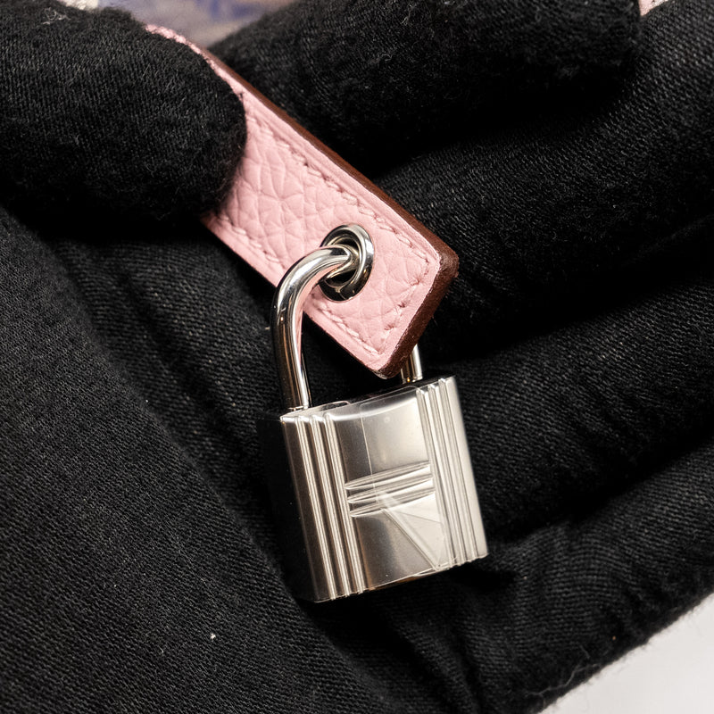 Hermes Picotin 18 Lock Bag Clemence 3Q Rose Sakura SHW Stamp B