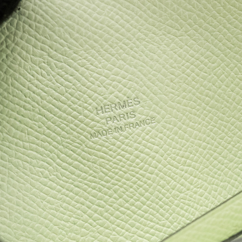 Hermes Chaine D’Ancre To Go Wallet Epsom Vert Fizz SHW Stamp B