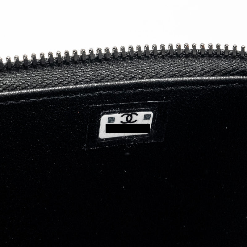 Chanel Long Vanity Case Lambskin SO Black (Microchip)