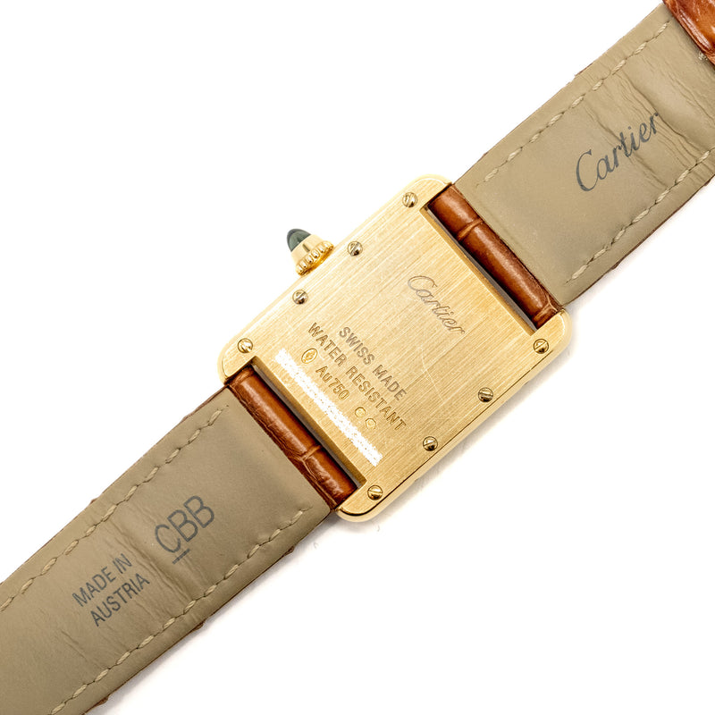 Cartier Tank Louis Cartier Watch small model yellow gold, quartz movement