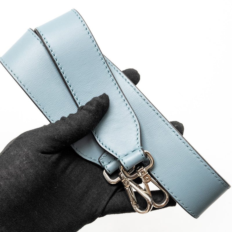 Fendi Dotcom Bag Calfskin Blue SHW