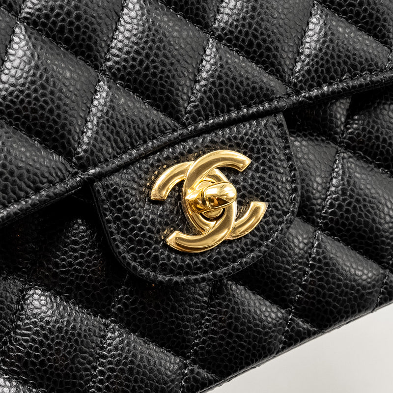 Chanel Small Classic Double Flap Bag Caviar Black GHW