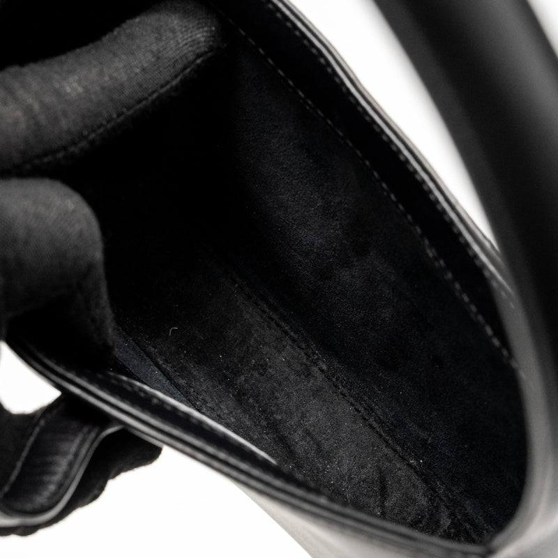 Saint Laurent / YSL Mini LE 5 A 7 Hobo Bag Smooth Calfskin Black GHW